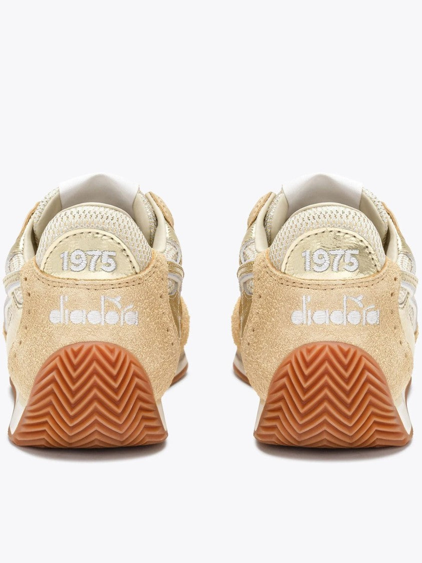 Diadora Equipe Revenge Iride Gold Suede Sneakers