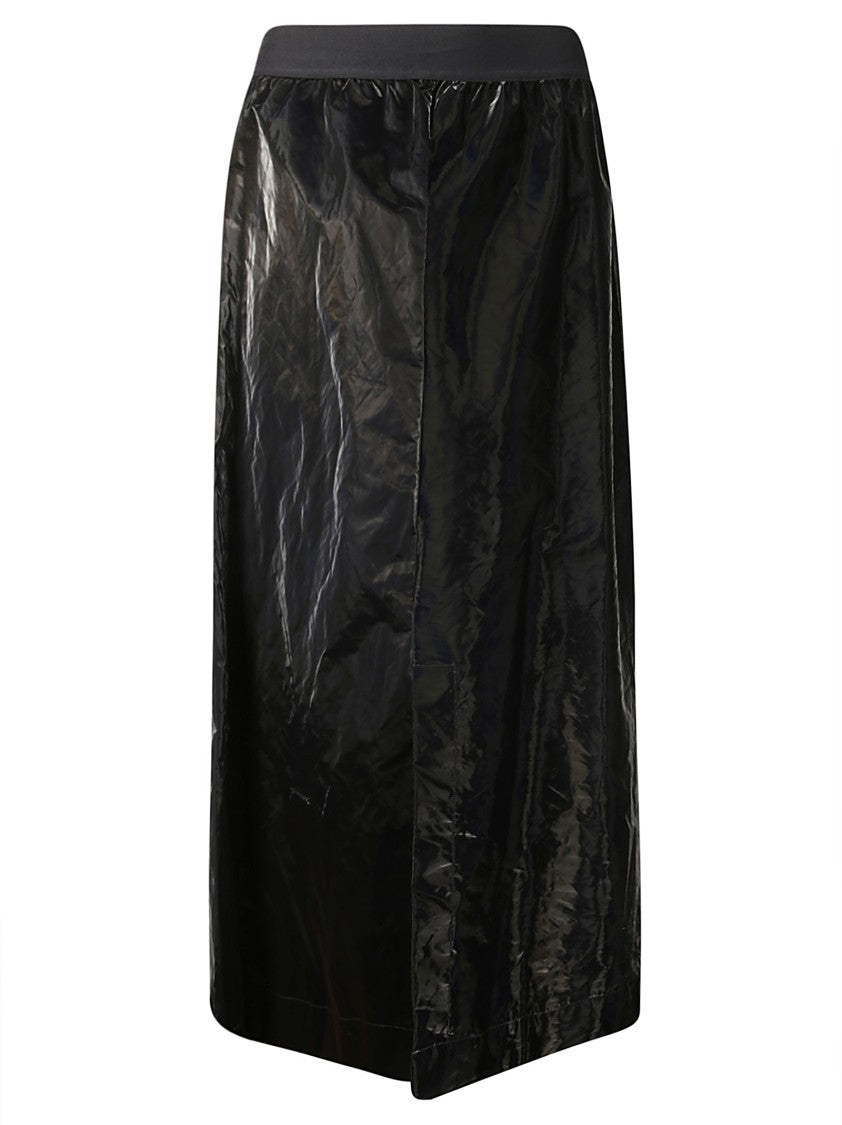 Maria Calderara Black Shiny Skirt