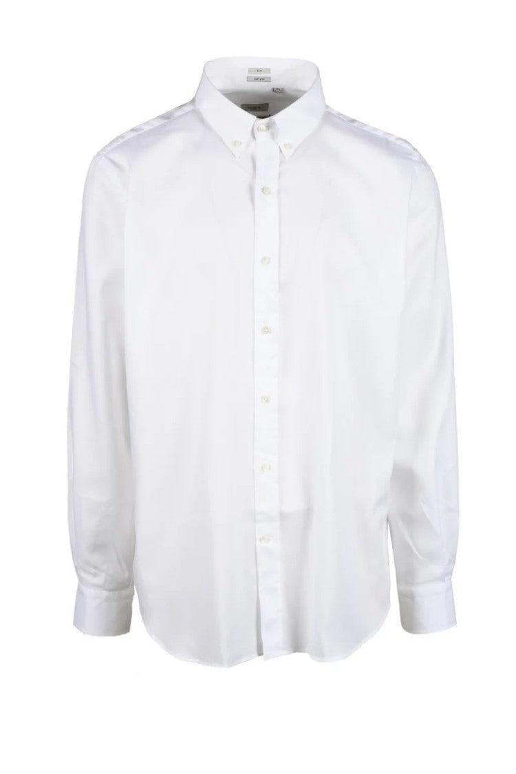 Himon's White Timeless Cotton Shirt