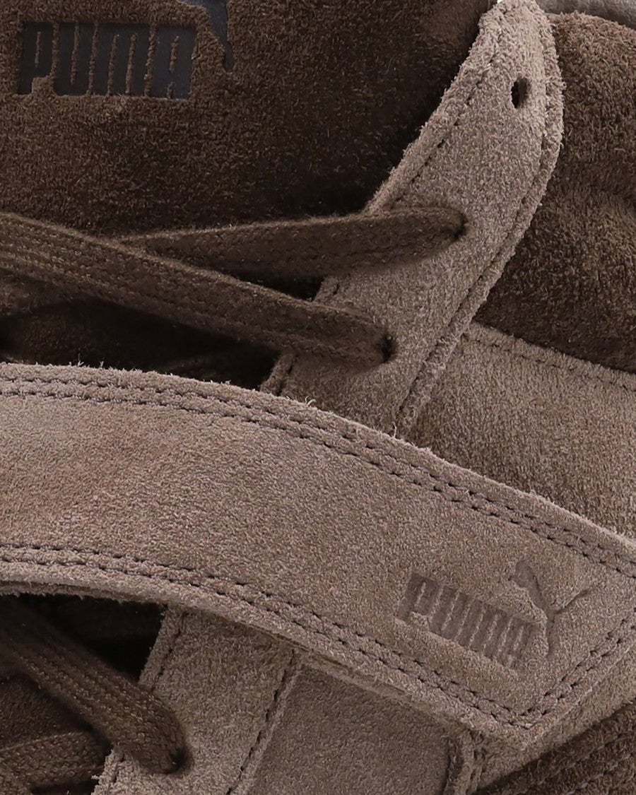 Puma Speedcat Wedge Metallic Detail Suede Wedge Sneakers