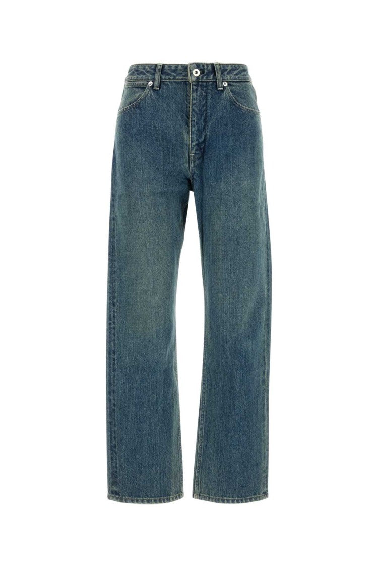 Jil Sander Classic High-Waisted Straight-Leg Denim Jeans