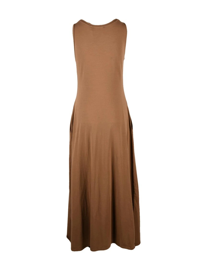 Opificio Neirami Long Jersey Dress With Sleeveless Design And Flowing Silhouette