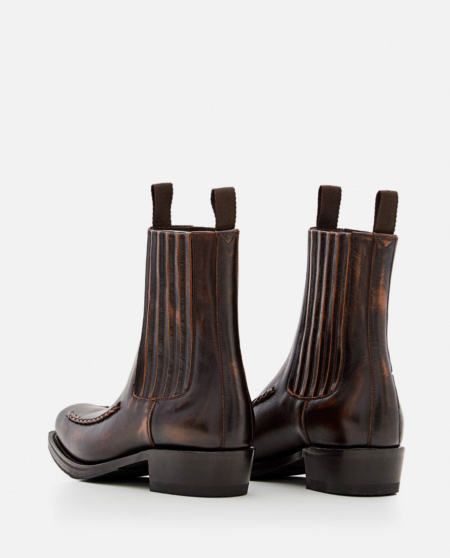 Hereu Agulla Square Toe Chelsea Boots