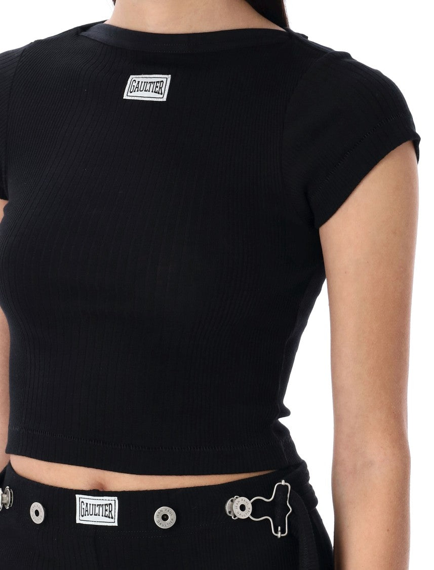 Jean Paul Gaultier Crop Baby Tee