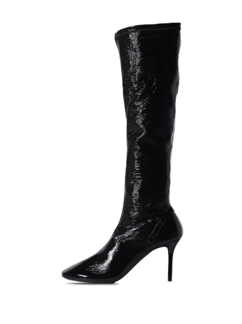Courrèges Knee-High Boots With Textured Finish