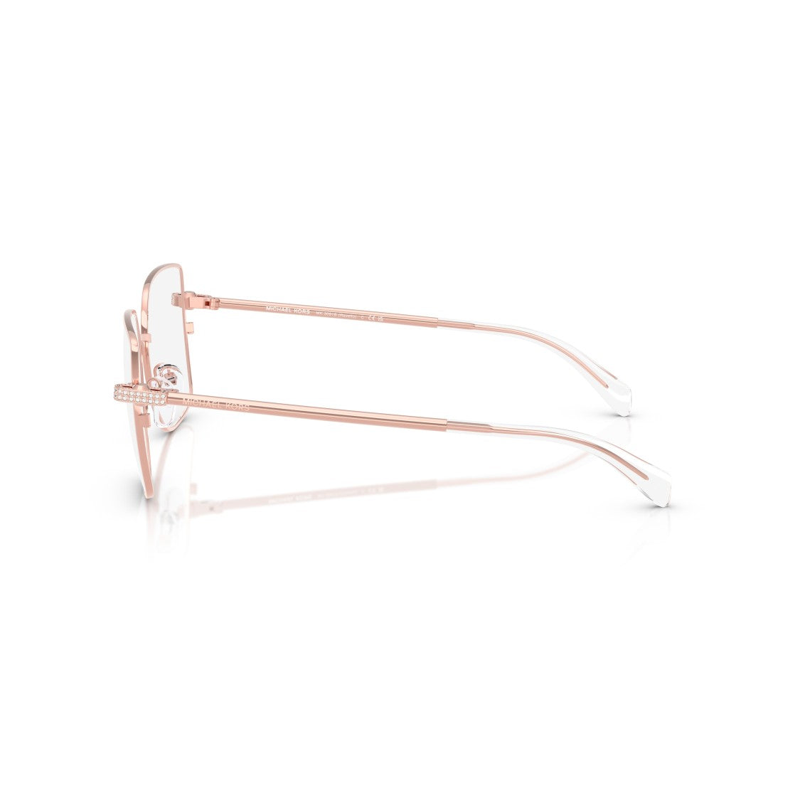Michael Kors 0Mk3091b Delicate Rose Gold Metal Frame Eyeglasses With Adjustable Nose Pads