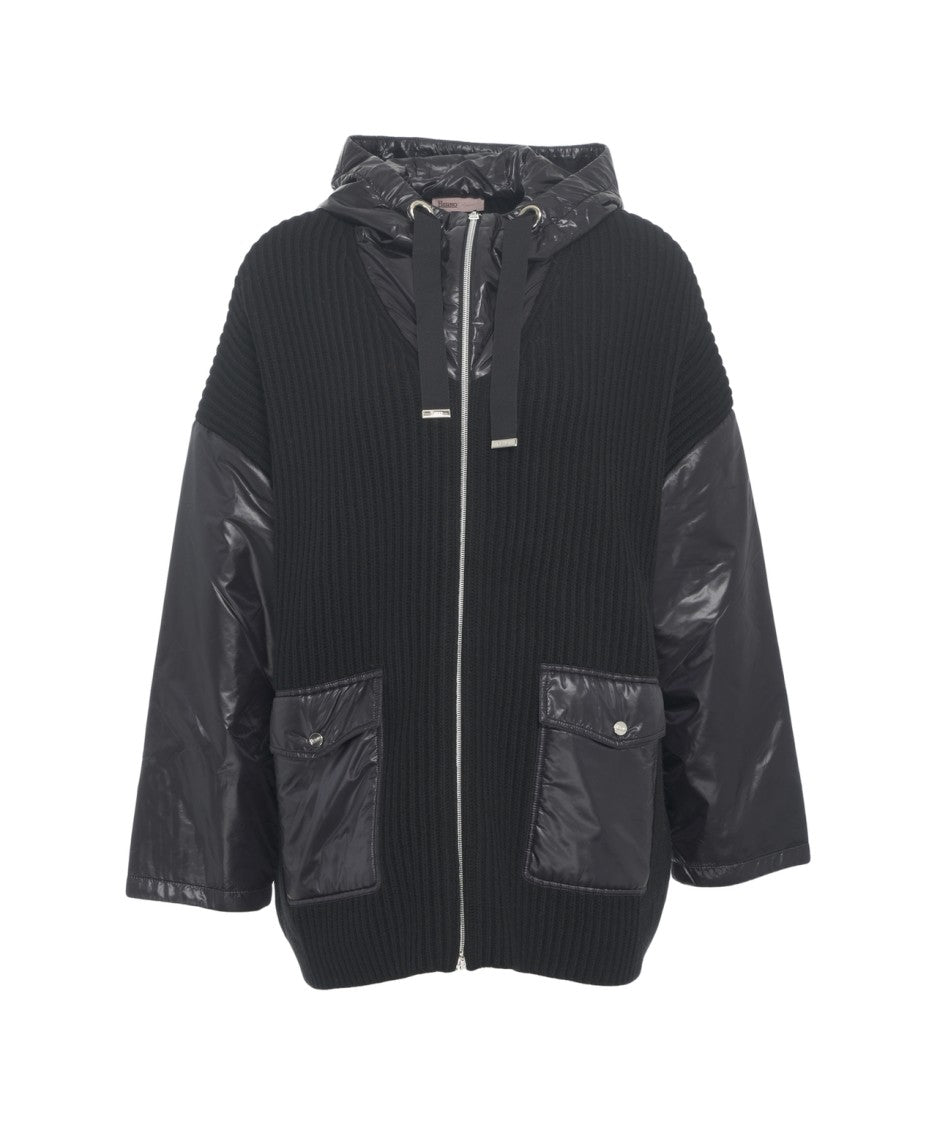 Herno Resort Jacket With Half-English Knit