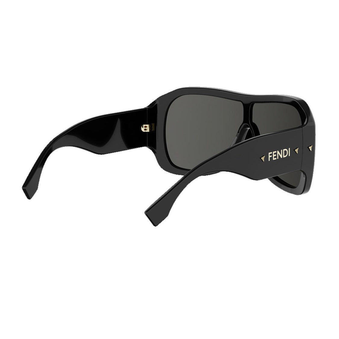 Fendi Black Screen Oversized Acetate Sunglasses