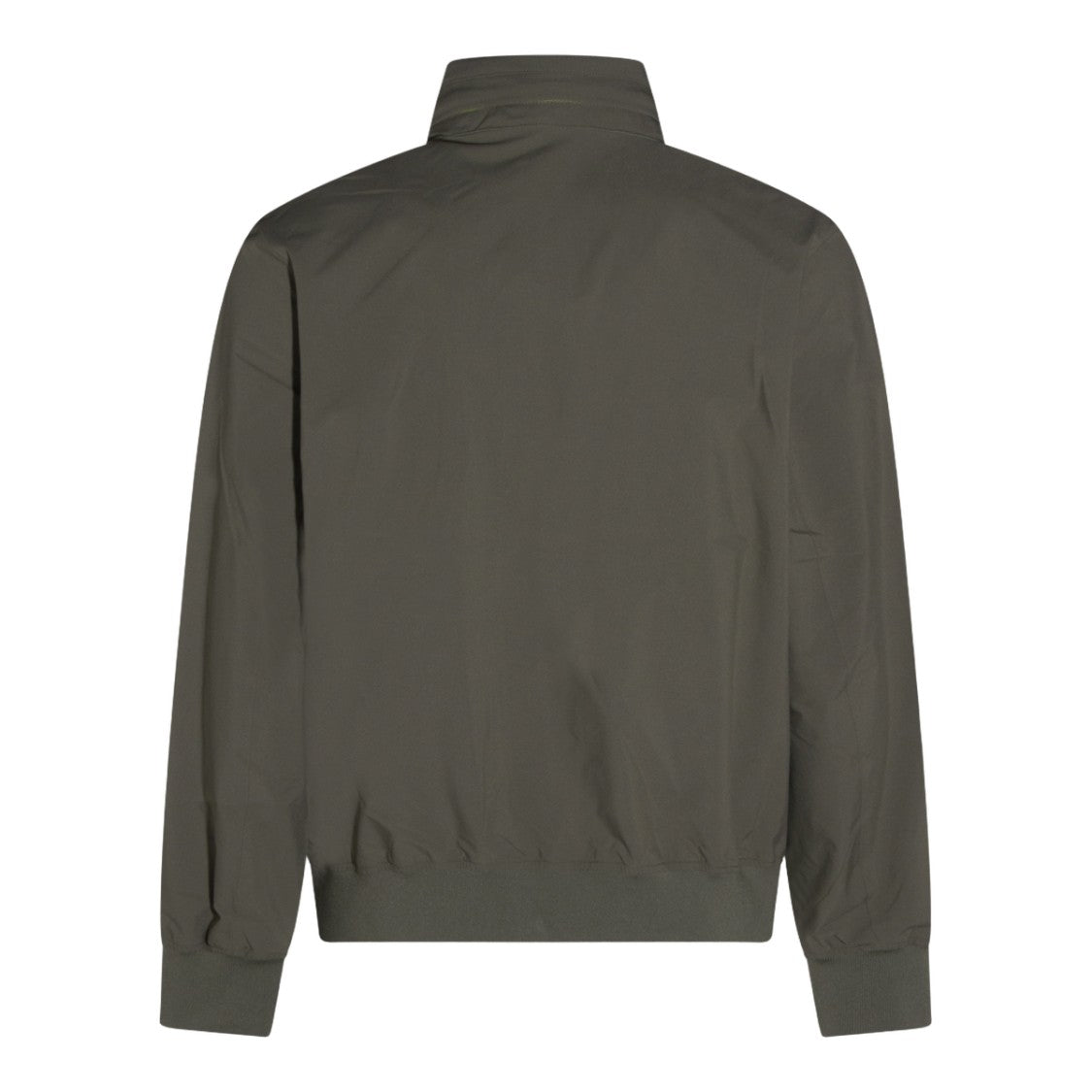 K-Way Olive Green Jacket With High Collar