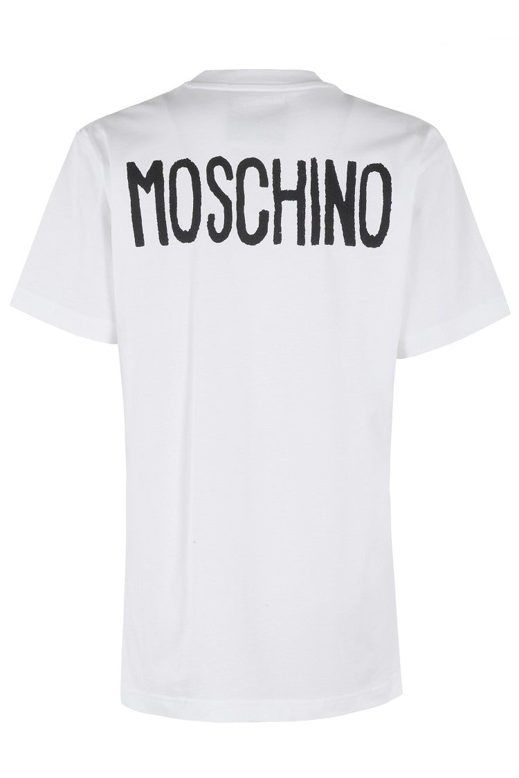 Moschino Short-Sleeve T-Shirt With Ribbed Neckline