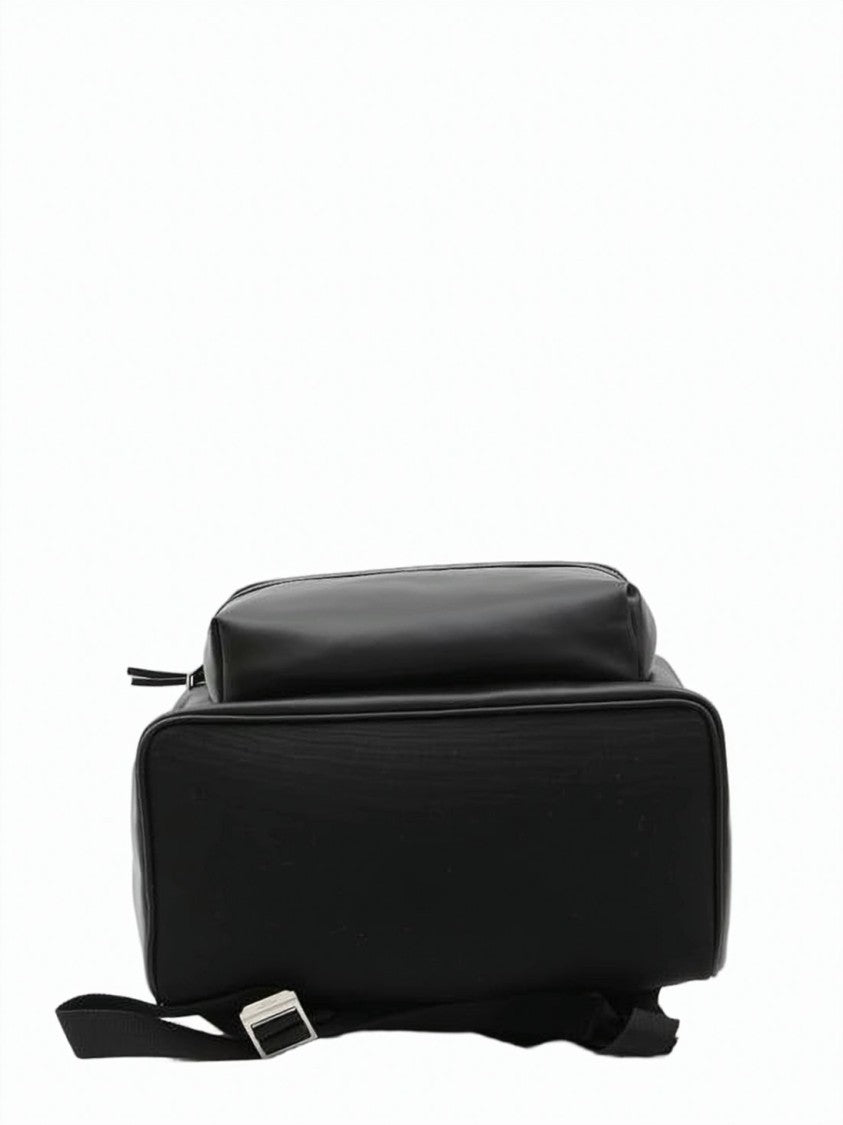 Saint Laurent Calf Leather City Classic Logo Backpack