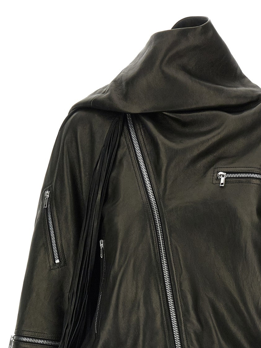 Rick Owens 'Cropped Scarf Flight' Jacket