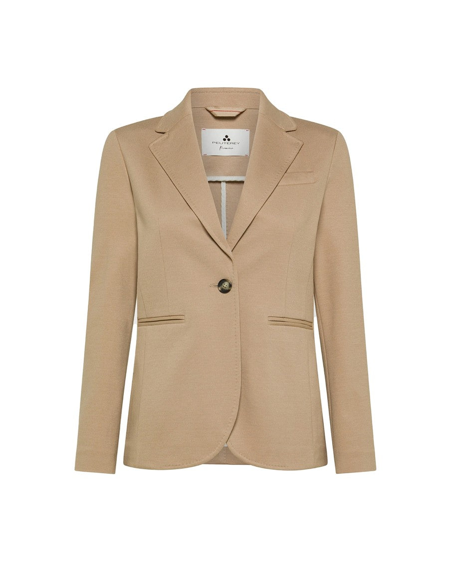 Peuterey Grimsey Blazer In Brown Milano Stitch