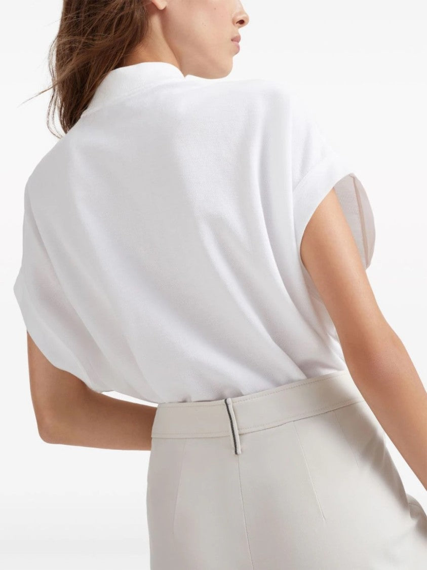 Brunello Cucinelli White Skinny Pants