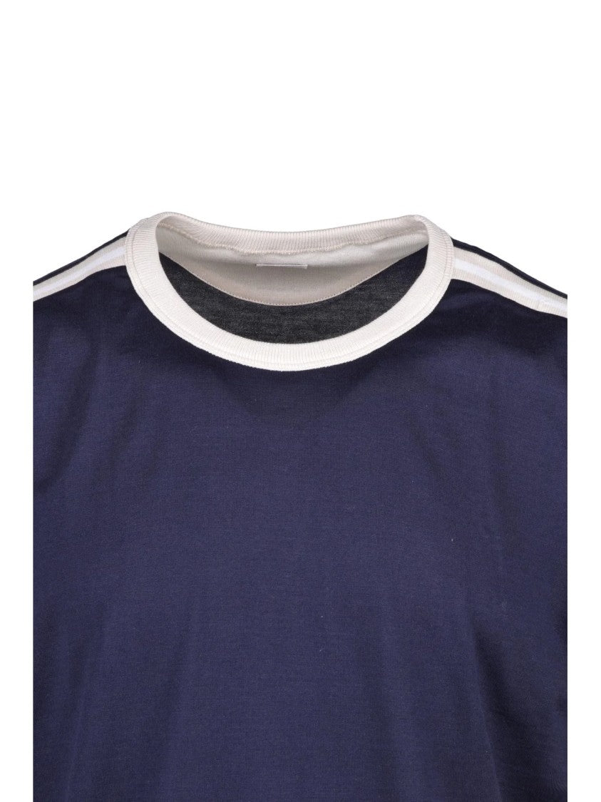 Eleventy Blue Men Cotton T-Shirt