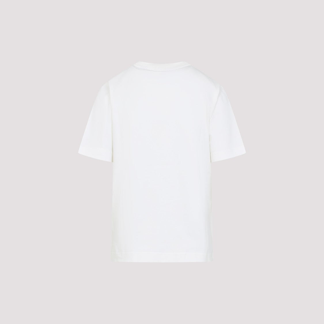 Burberry Cotton T-Shirt With Subtle Logo Patch