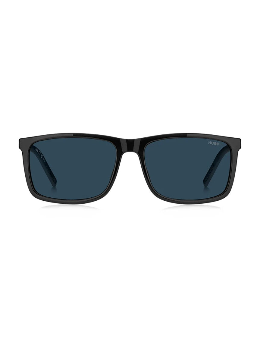 Hugo Boss Bold Rectangular Frame Sunglasses With Tapered Arms