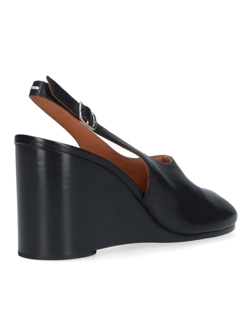 Maison Margiela Pointed Toe Black Pumps