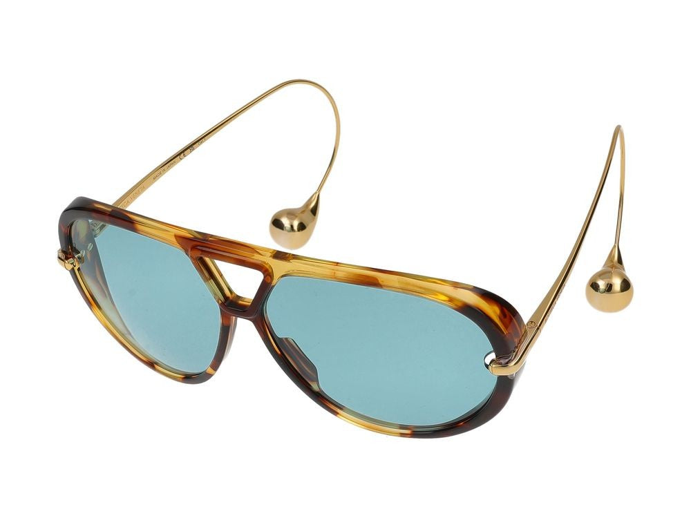 Bottega Veneta Sunglasses Bv1273s 007 Havana Gold Green 63/12/180