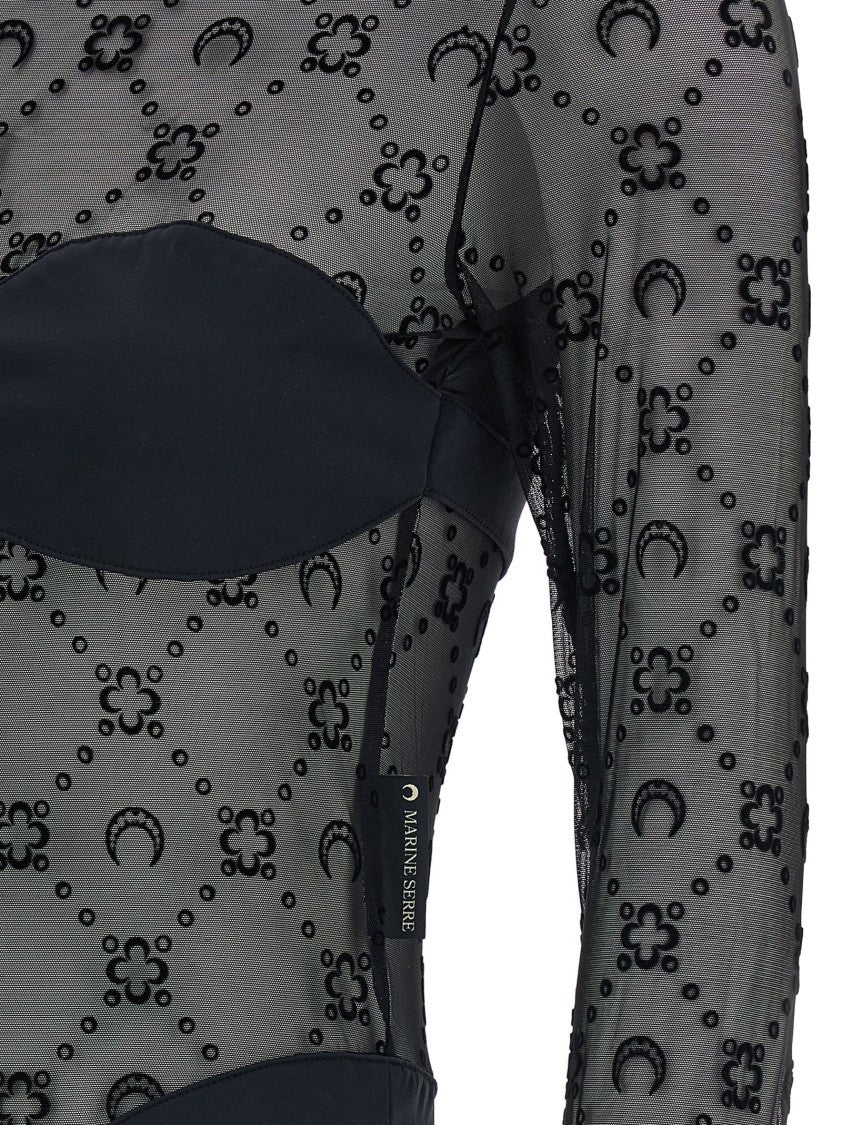 Marine Serre 'Moonogram' Bodysuit