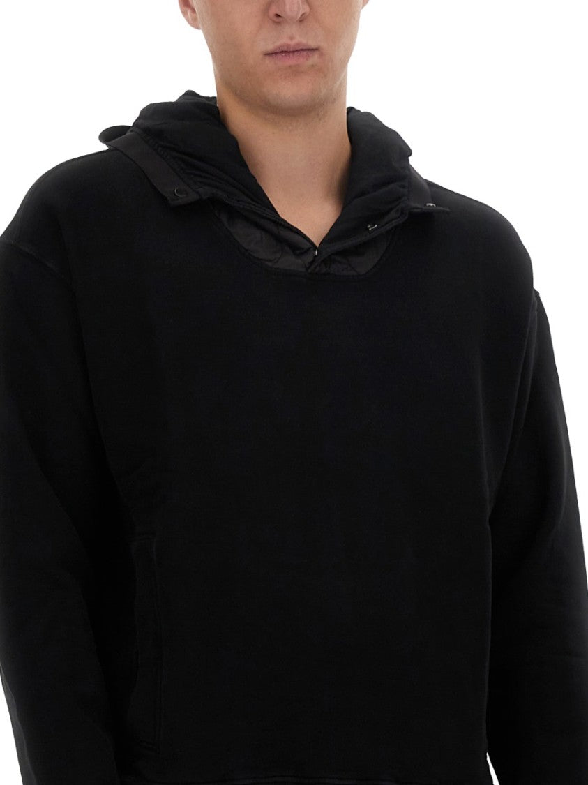 Ten C Layered Black Hoodie