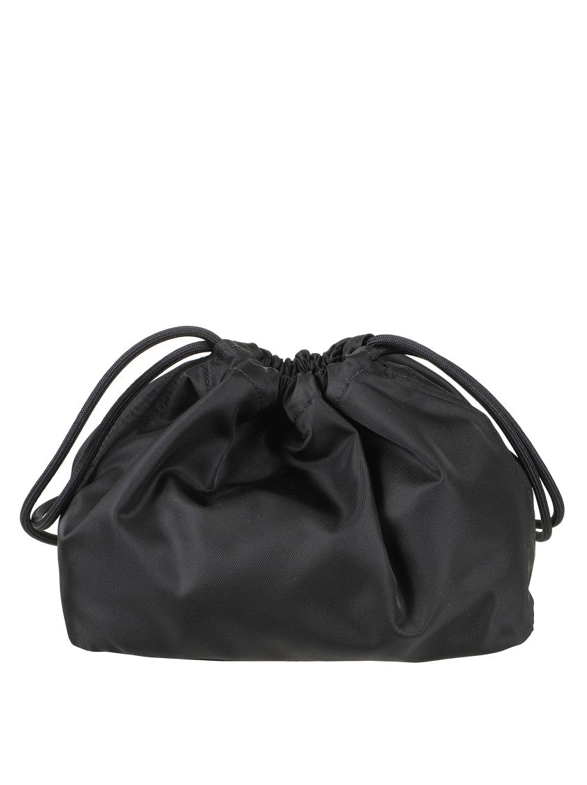 Burberry Gathered Black Bag With Drawstring Closure