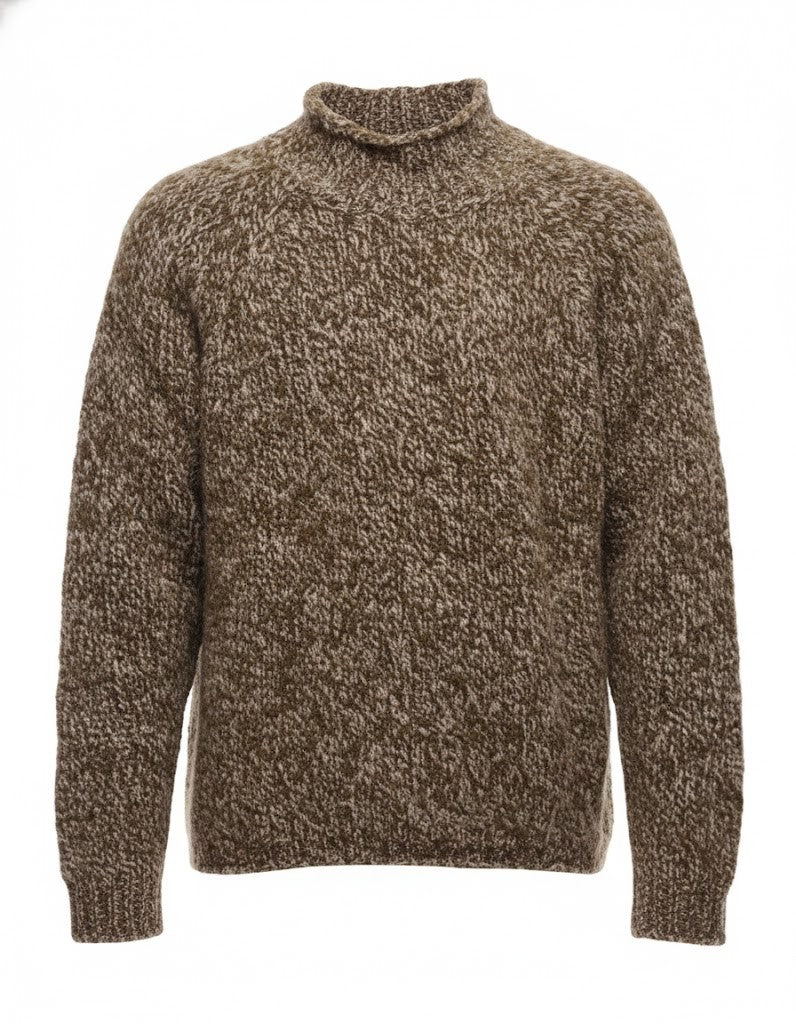 Fabrizio Del Carlo Textured Wool Mélange Sweater