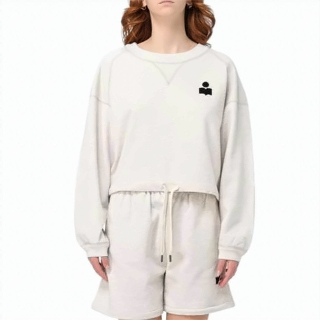 Isabel Marant Relaxed Fit Long-Sleeve Sweatshirt With Subtle Drawstring Detail