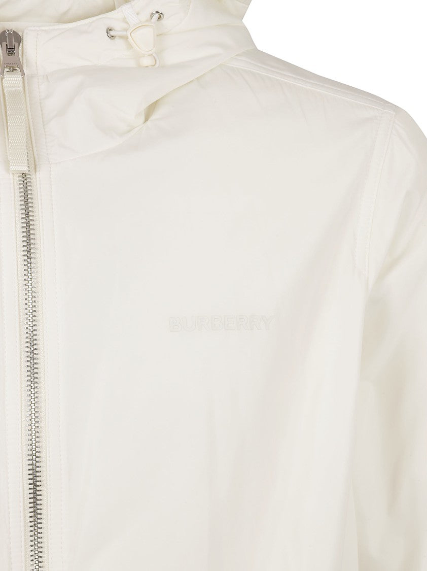 Burberry Lightweight Off-White Minimalist Jacket