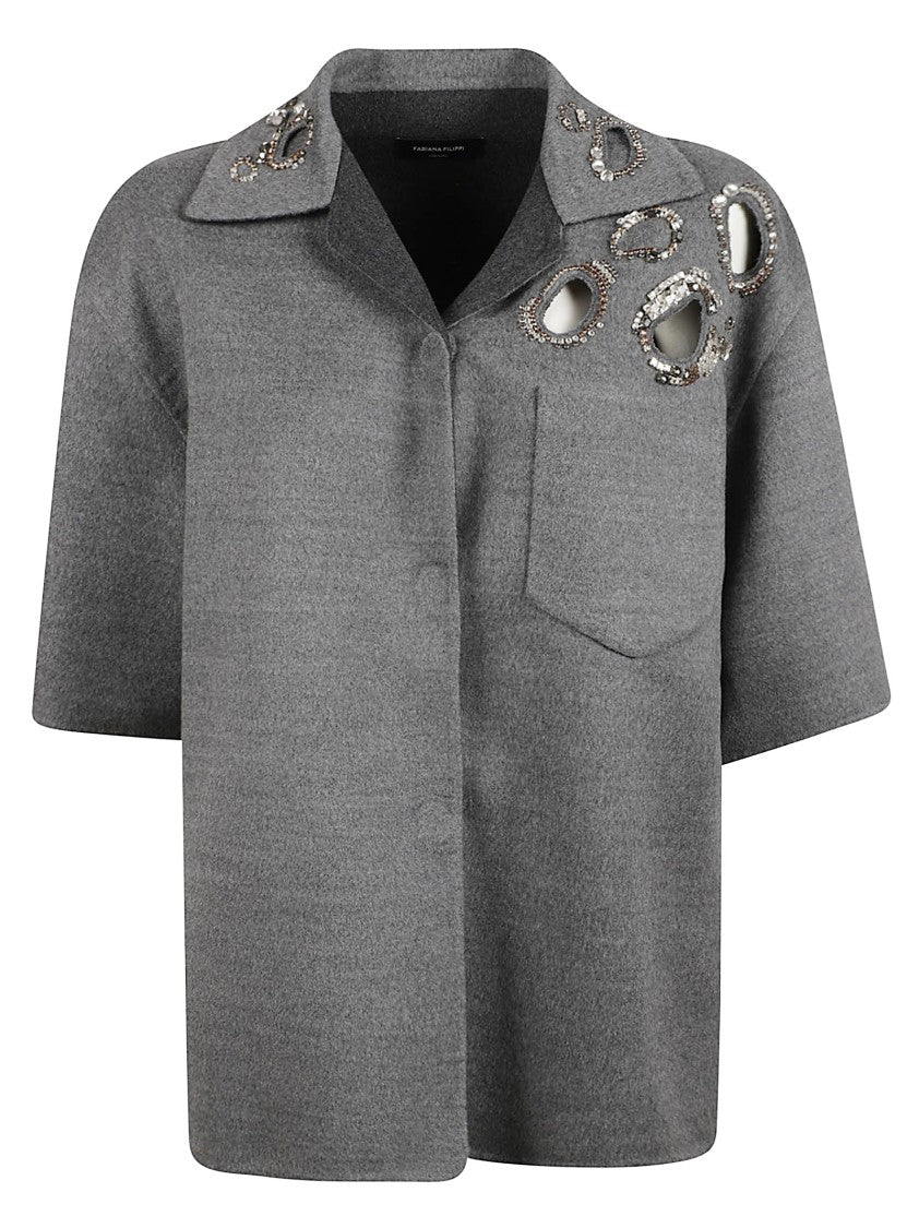 Fabiana Filippi Oversized Shirt Jacket