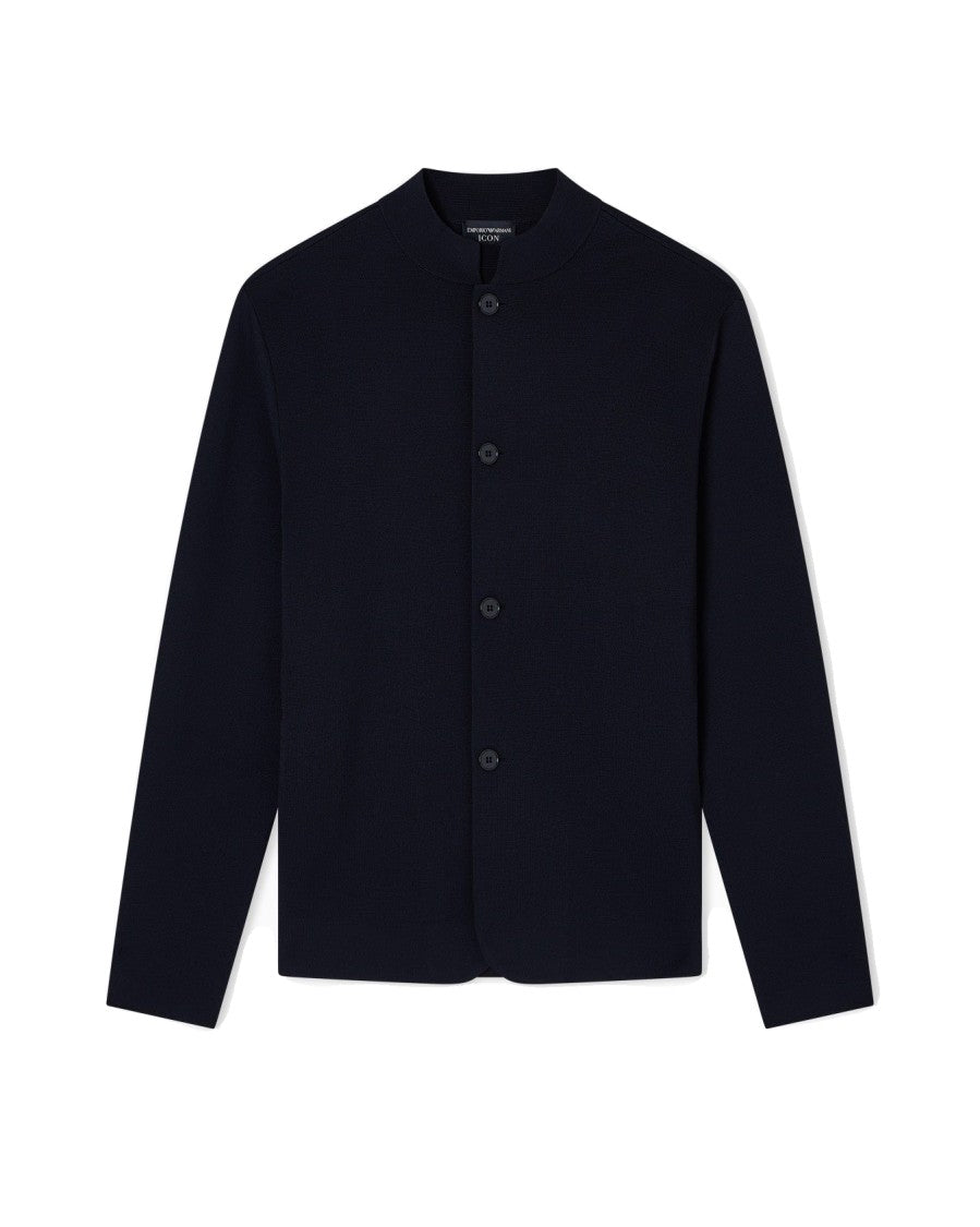 Emporio Armani Guru Collar Black Blazer