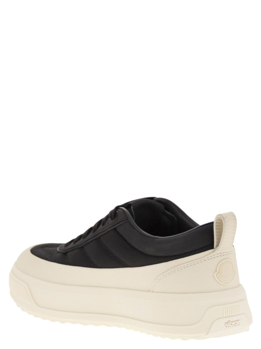 Moncler Nubuck And Suede Black Altive Trainers