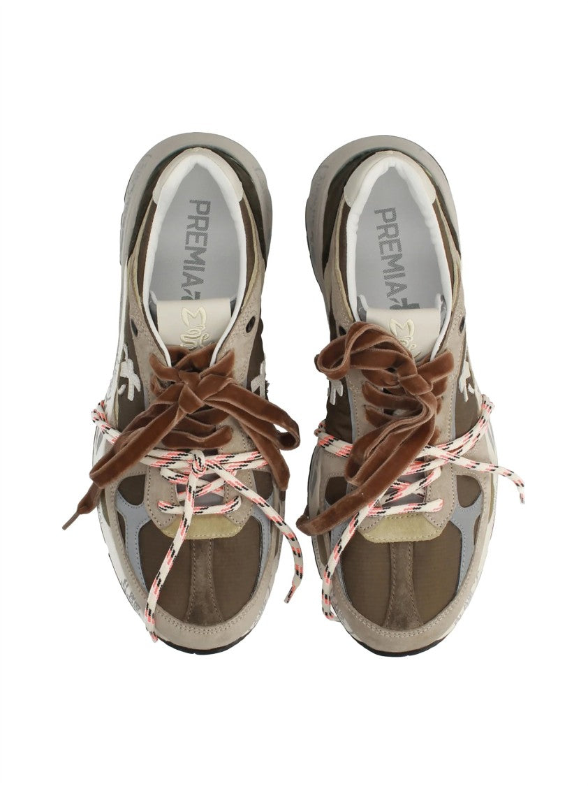 Premiata Multicolored Dynamic Lace Option Sneakers