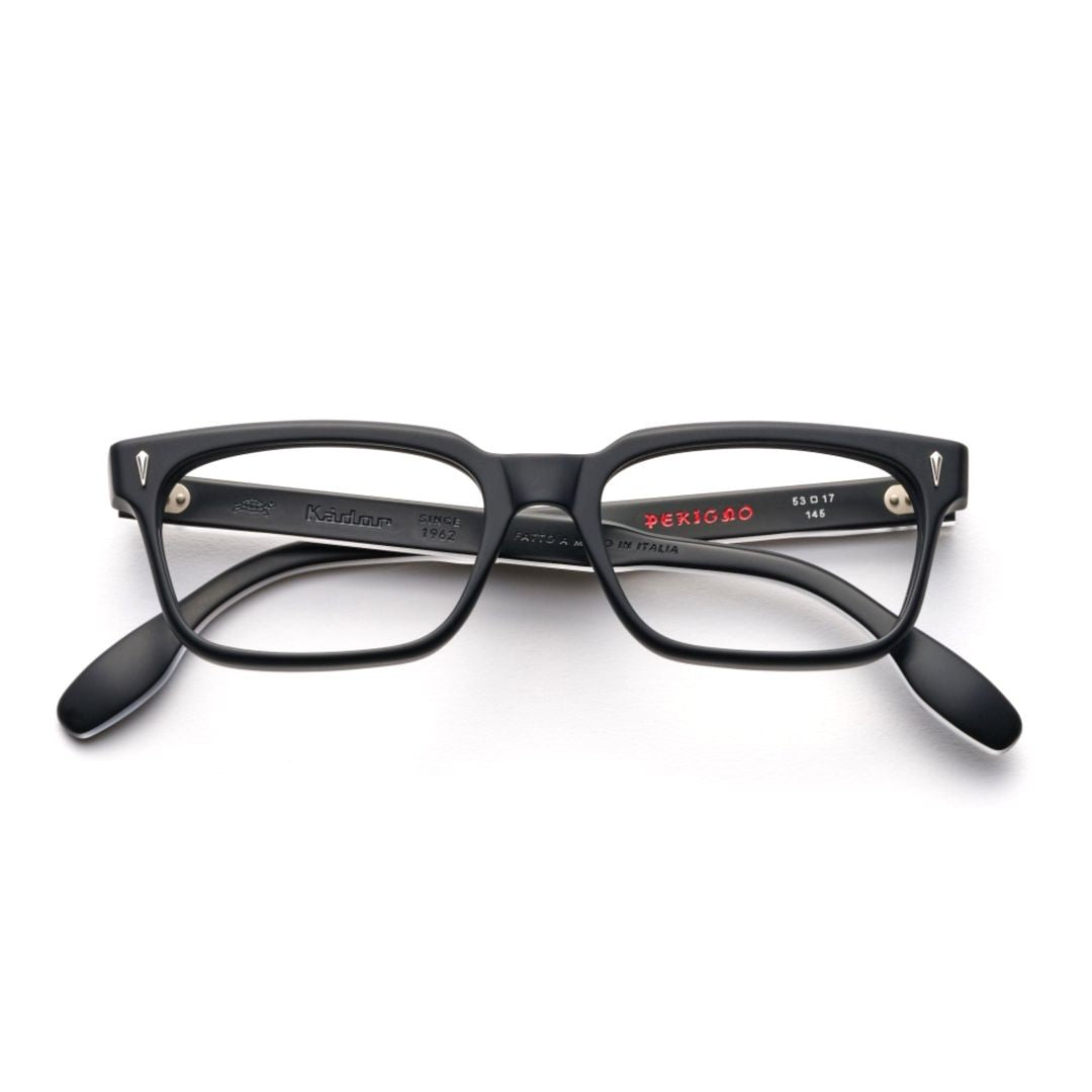 Kador Pekigno-53 Pekigno-53 Rectangular Eyeglasses With Metallic Accent