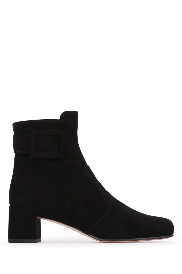 Roger Vivier Black Suede Bootie