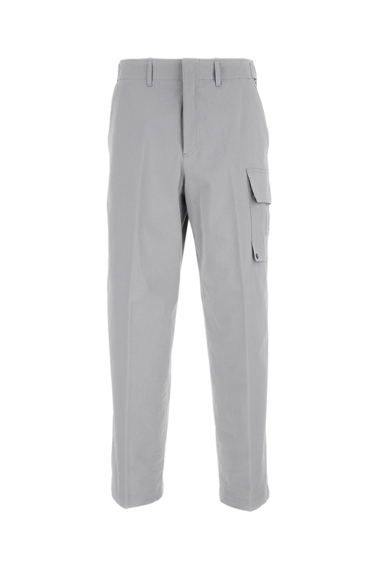 Fendi Straight-Fit Gabardine Trousers With 'Ff' Motif
