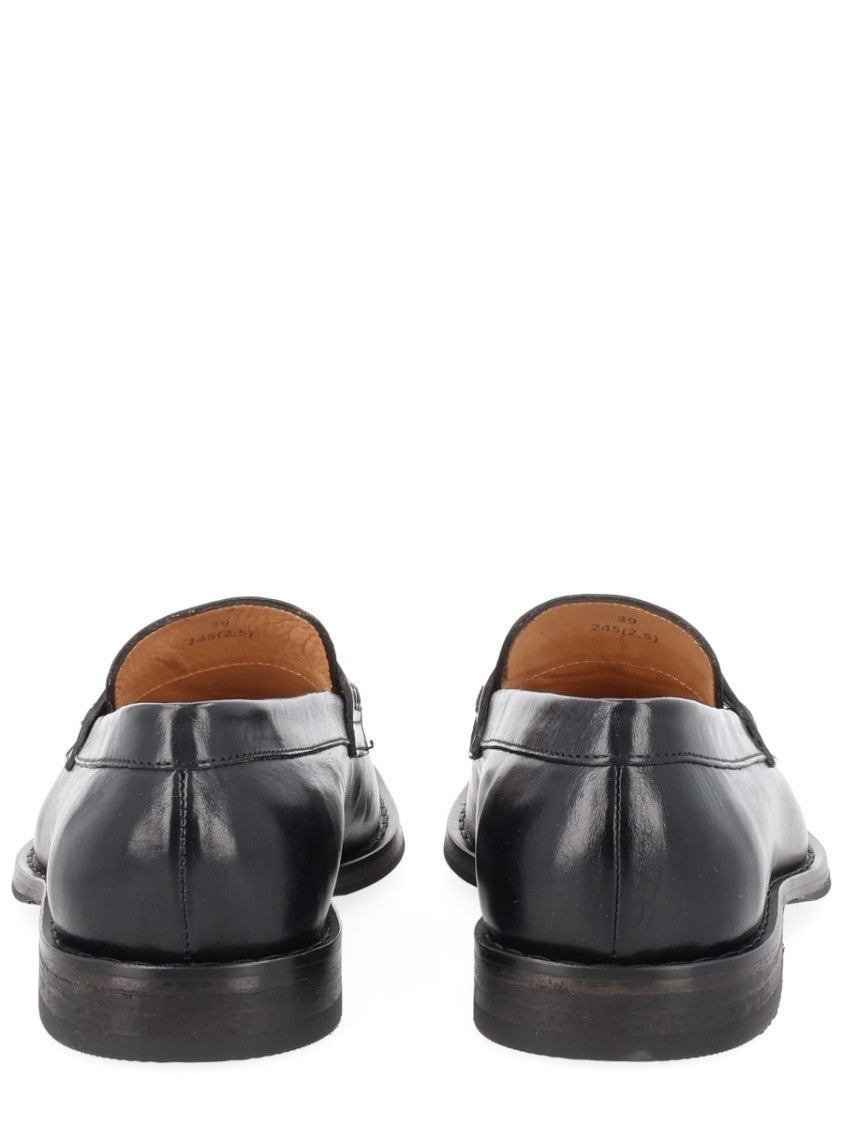 Our Legacy Neutral Light Penny Loafer Leather Loafers