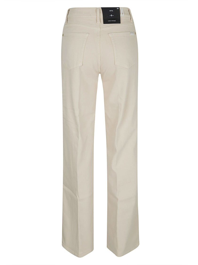 7 For All Mankind High-Waisted Luxe Vintage Stretch Cotton Jeans