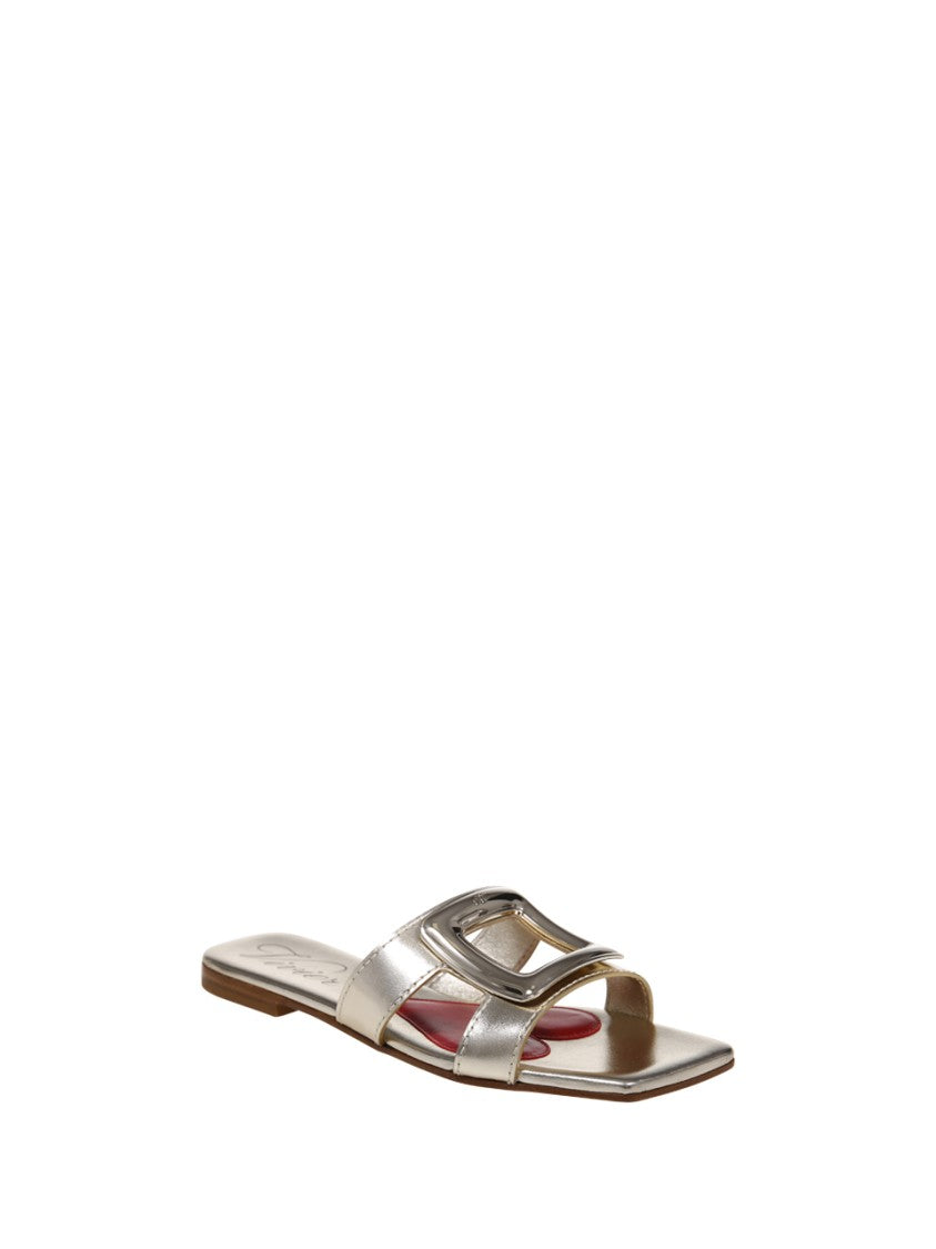 Roger Vivier New Metal Buckle Mule