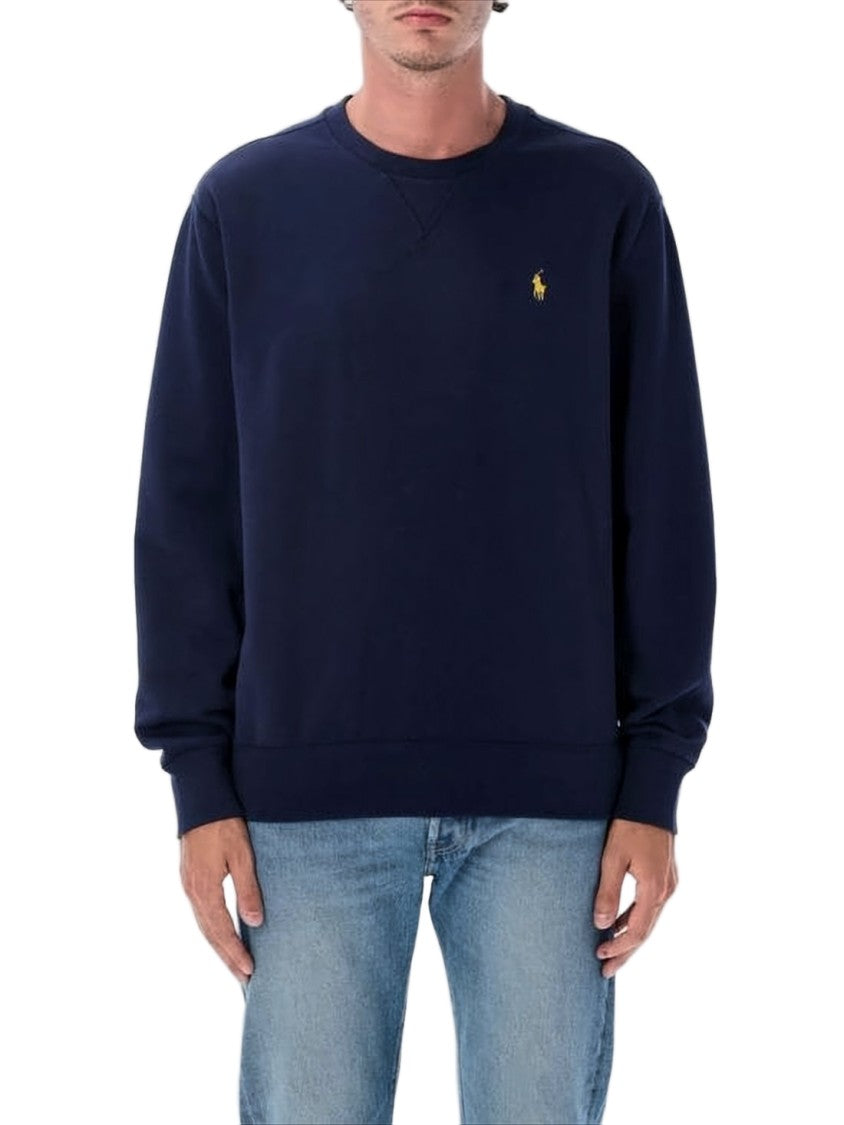 Polo Ralph Lauren Classic Crewneck Sweatshirt In Deep Navy