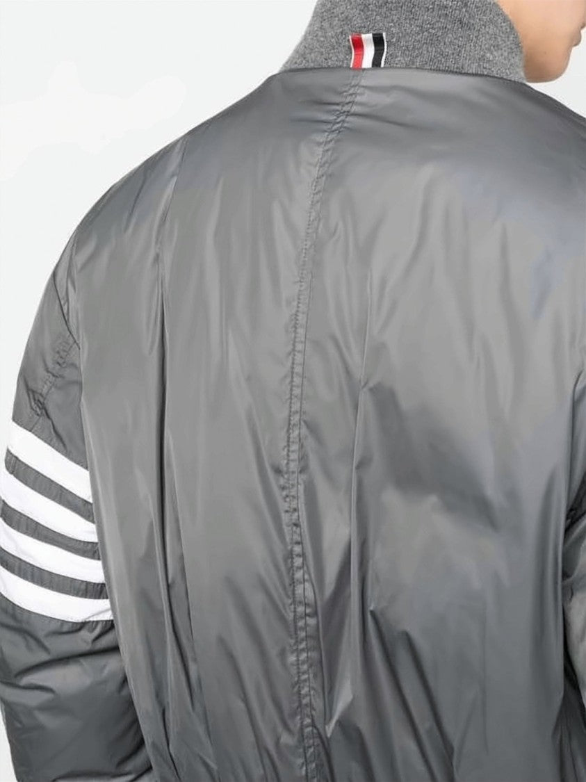 Thom Browne Padded Jacket With Ribbed Details
