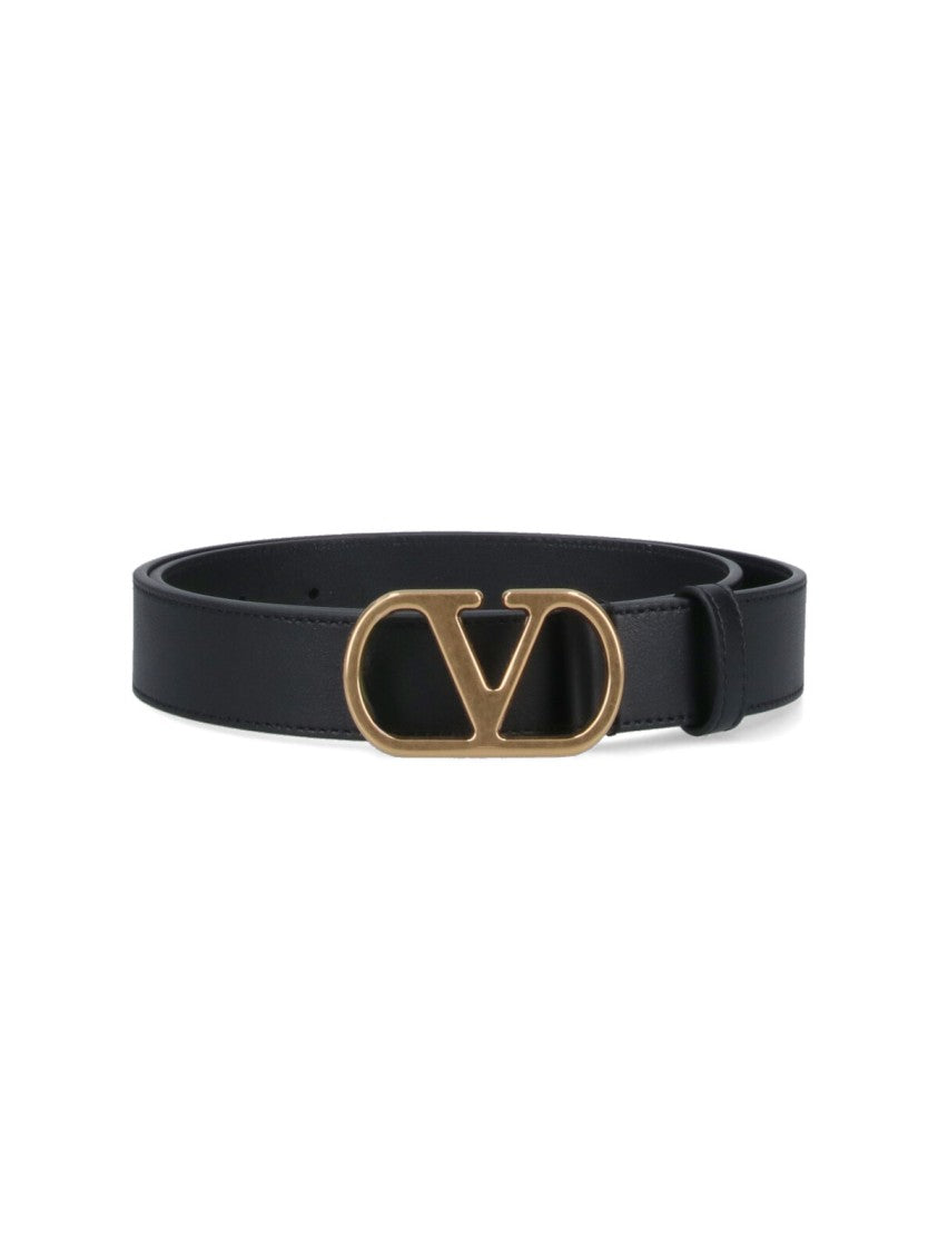 Valentino Garavani "Vlogo Signature" Belt Black