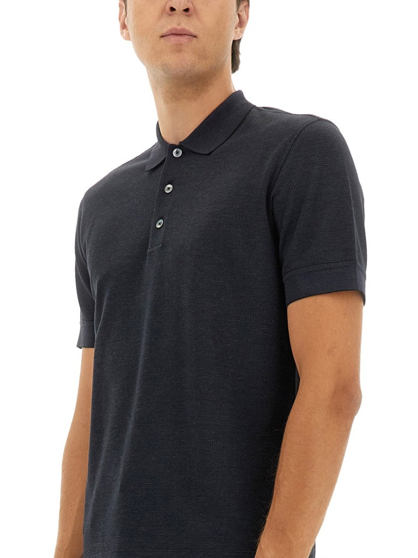 Zegna Cotton Blend Polo Shirt