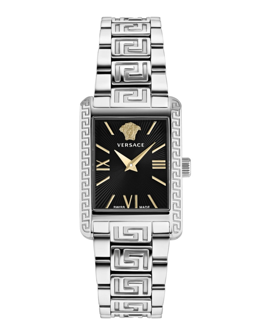Versace Tonneau Bracelet Watch With Greek Key Design
