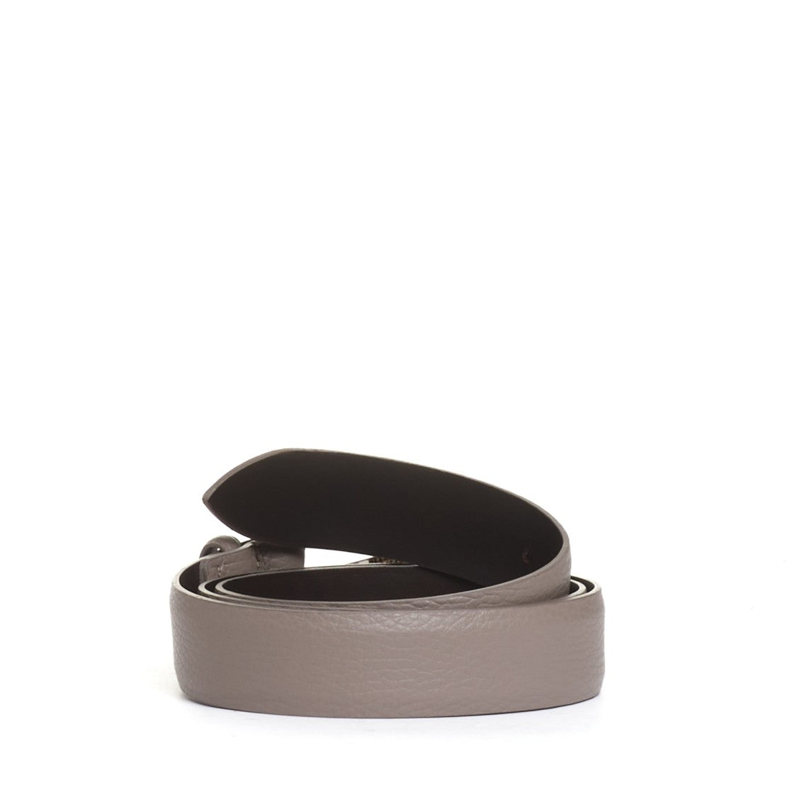 Orciani Taupe Leather Belt