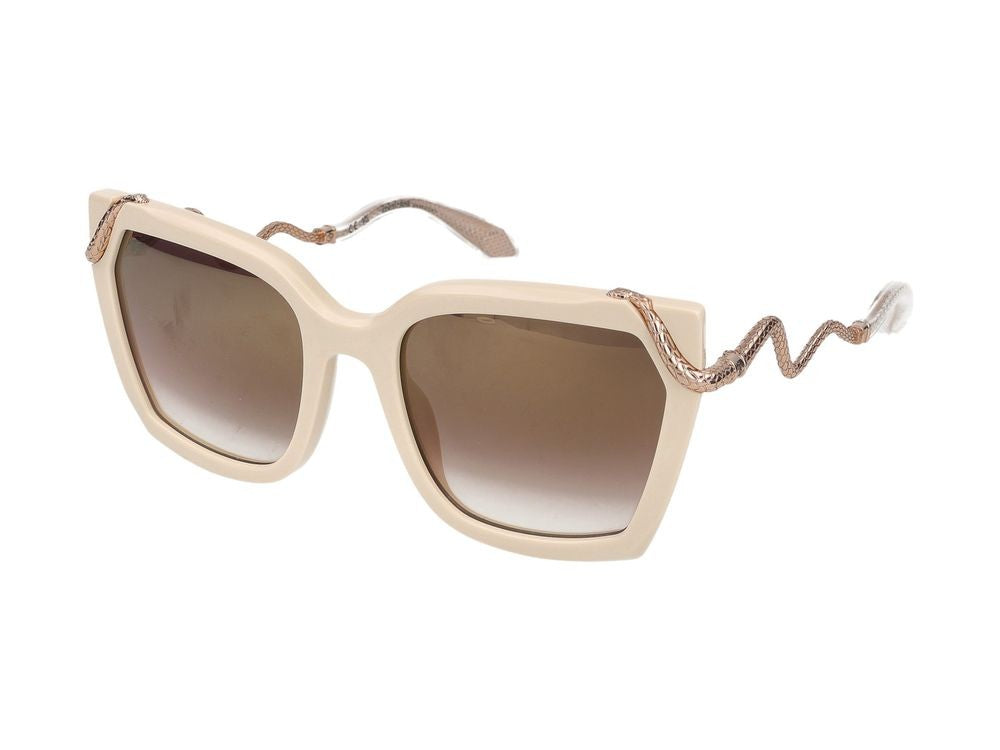 Roberto Cavalli Sunglasses Src034m 9X7g Beige Full Gloss 56/21/140
