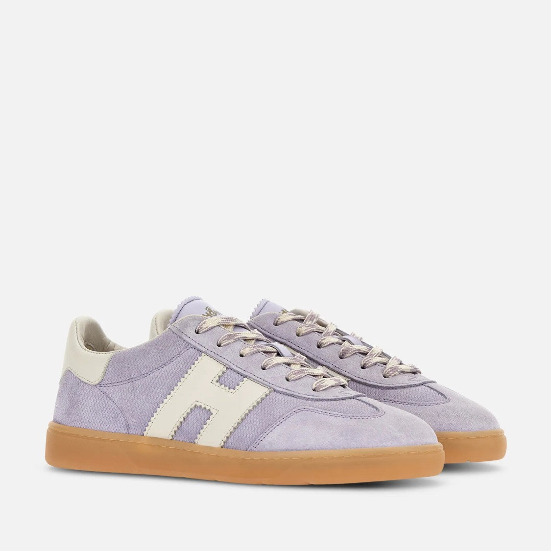 Hogan Cool Lace-Up Sneakers In Calfskin