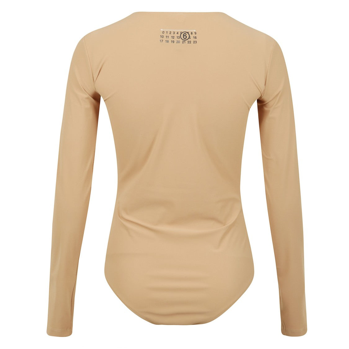 Mm6 By Maison Margiela Long-Sleeve Numeric Bodysuit