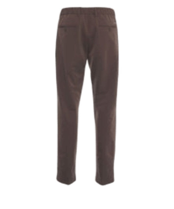 Herno Technical Stretch Seersucker Trousers With Adjustable Waist And Refined Details