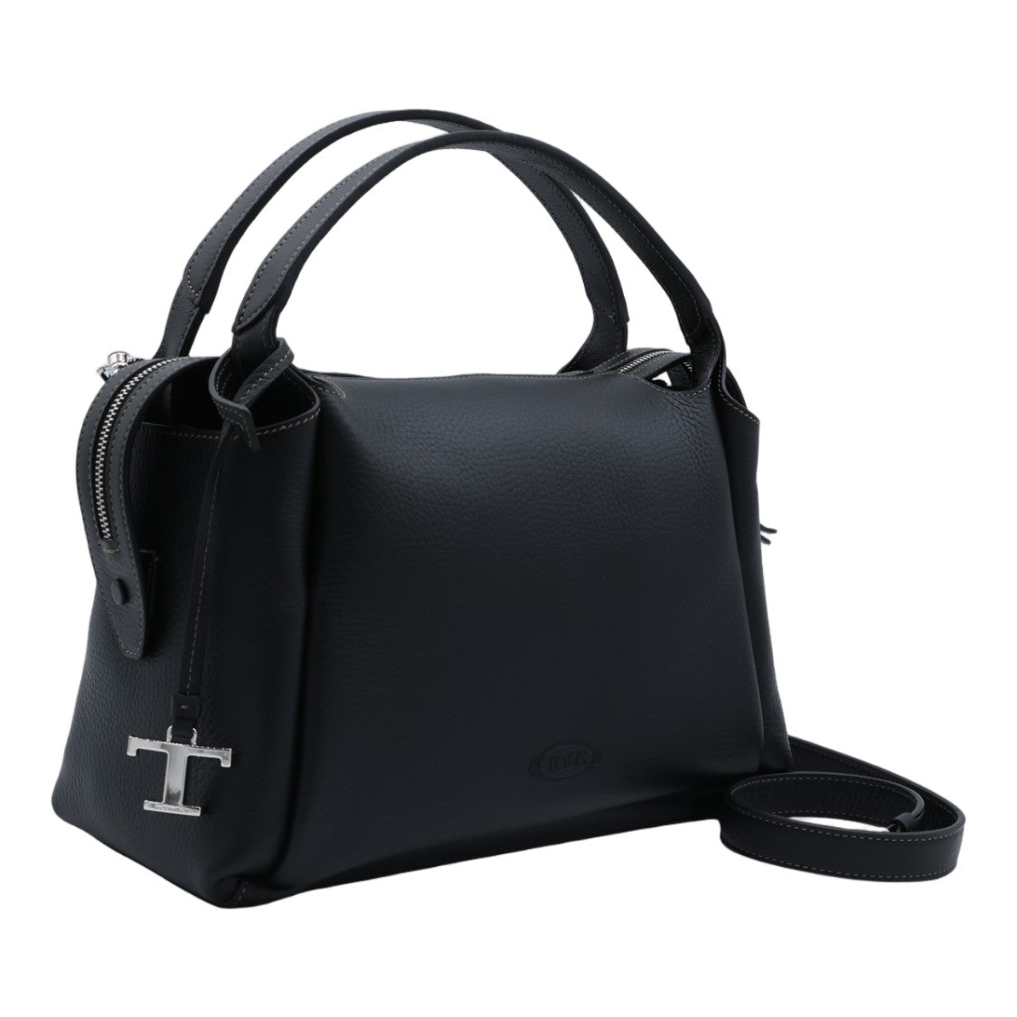 Tod's Structured Handbag With Smooth Pebbled Texture